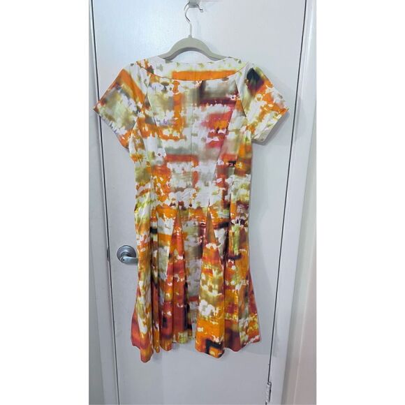 LAFAYETTE 148 NEW YORK MINI FLOWER COTTON DRESS WOMENS SIZE 2 - Picture 6 of 10